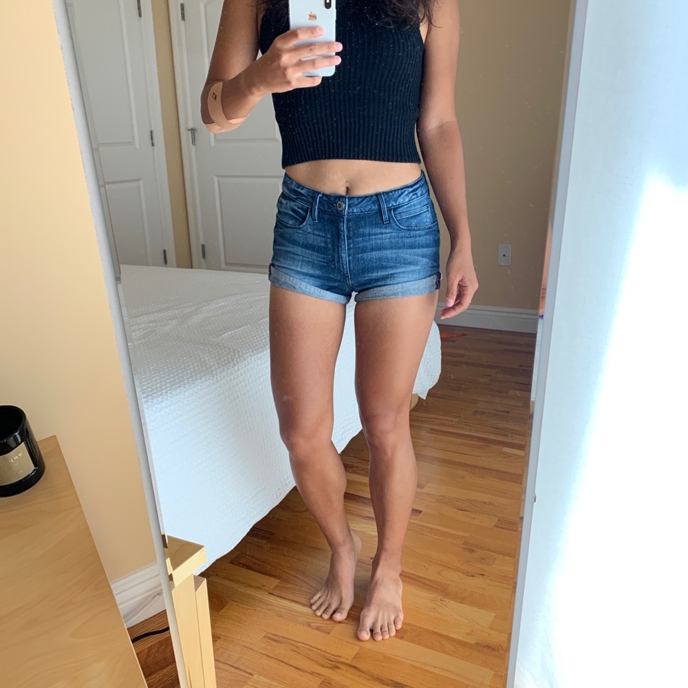 Guess Medium Wash Denim Shorts